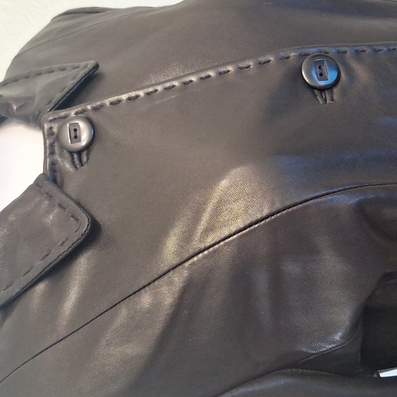 Jones New York Black lamb skin Jacket - Picture 7 of 13